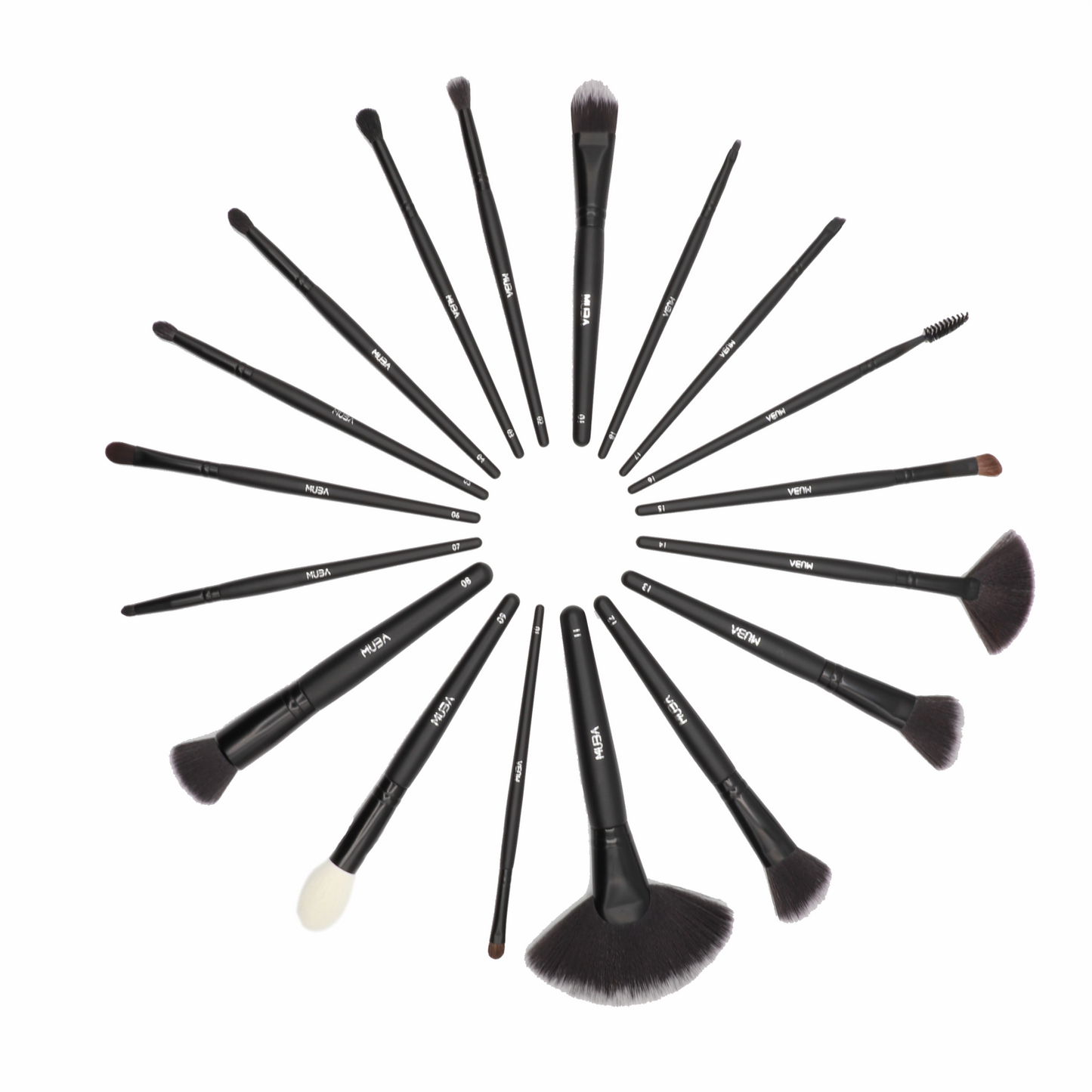 MUBA 18 Brushes - High End Collection